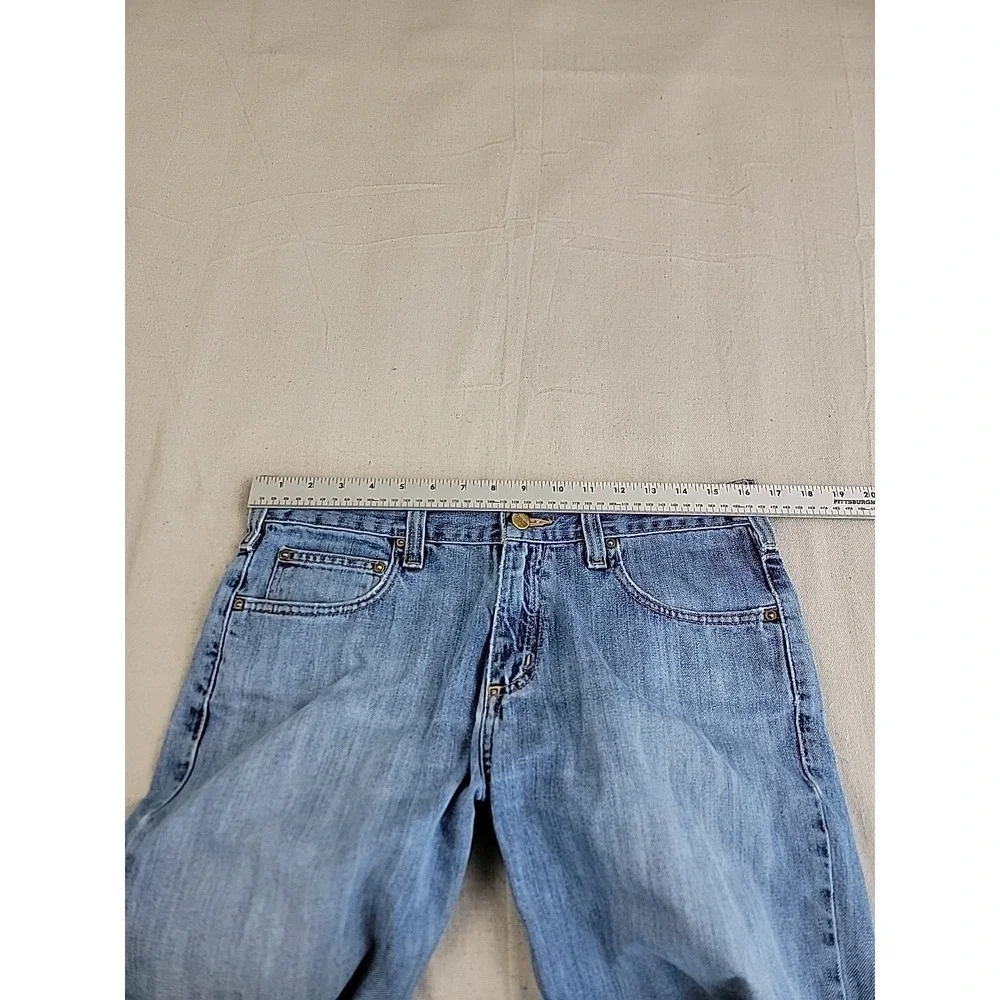 Carhartt Relaxed Fit Denim Shorts Mens 31 Blue Cut Off B320 LWB Cotton baggy